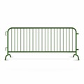 Angry Bull Barricades Interlocking Green Barricade, Removable Bridge Feet, 8.5 ft. AC-HDX85-BR-GN